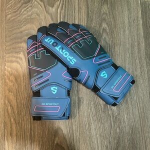 GK Sportout Goalkeeper Gloves, Size 7